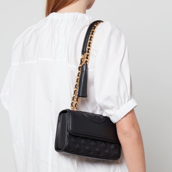 Tory Burch Fleming Small Quilted Leather Convertible Shoulder Bag - Picture 7 of 14